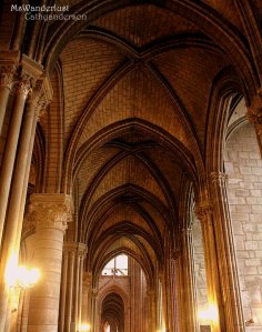 inside the Notre Dame, Paris